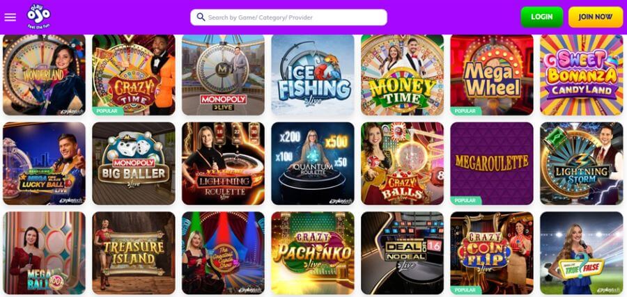 Oplev Play OJO Casino DK 2026 Underholdning og Gevinster